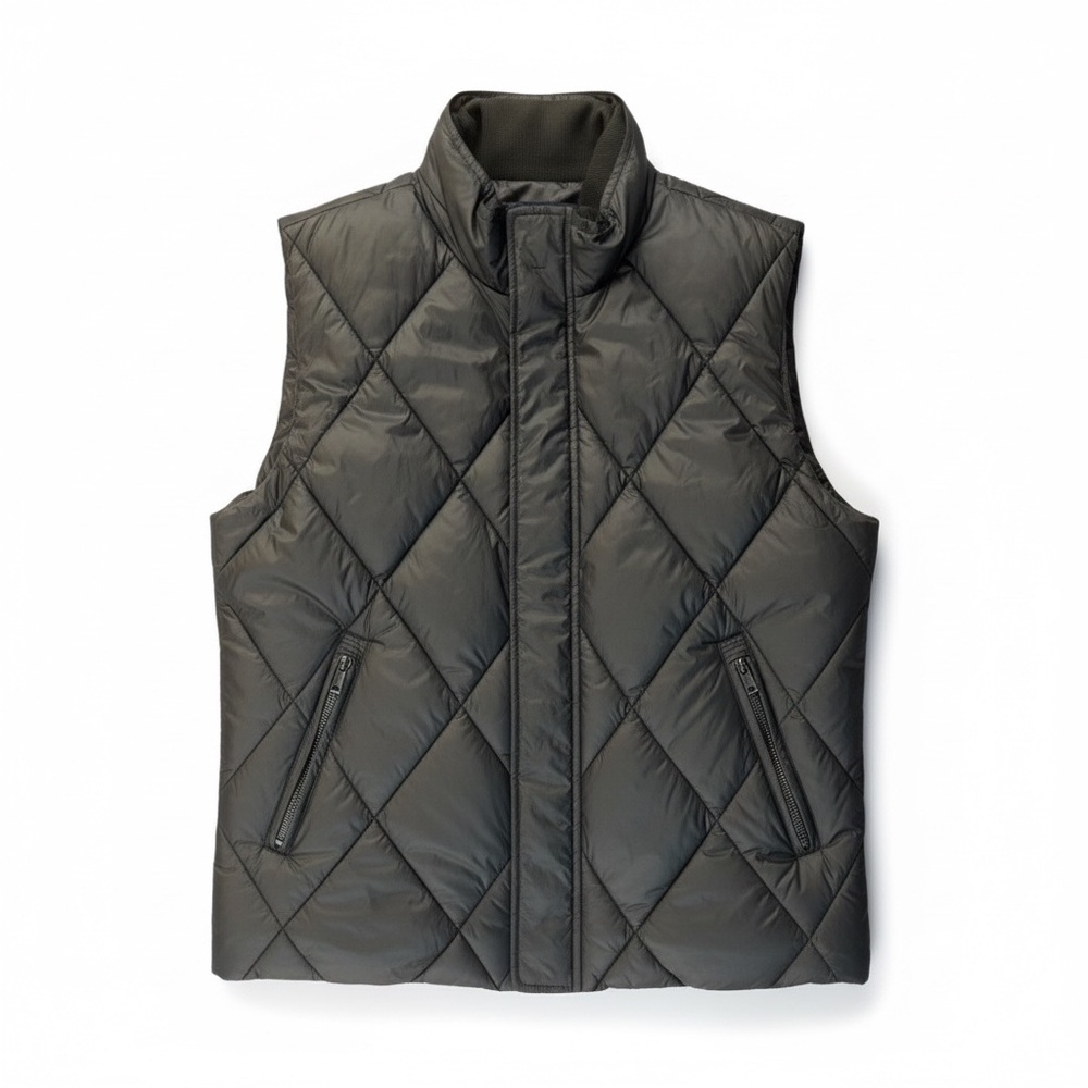 🖤 Zara Man Quilted Puffer Vest XL | Lightweight Insulated Zip Vest